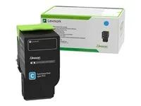 Extra vysoká výtěžnost - azurová - originální - kazeta s barvivem LCCP, Lexmark Corporate - pro Lexmark CS421, CS521, CS622, CX421, CX522, CX622, CX625