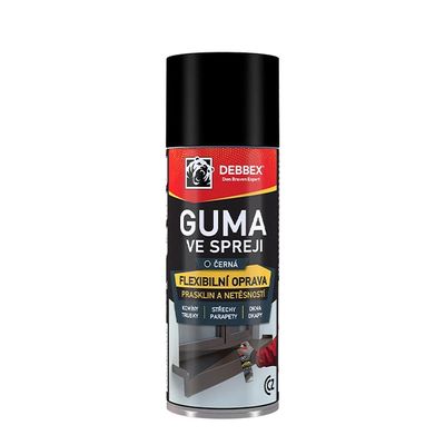 Guma ve spreji DEBBEX černá 400 ml