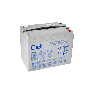 Baterie olověná 12V 55Ah GETI pro elektromotory