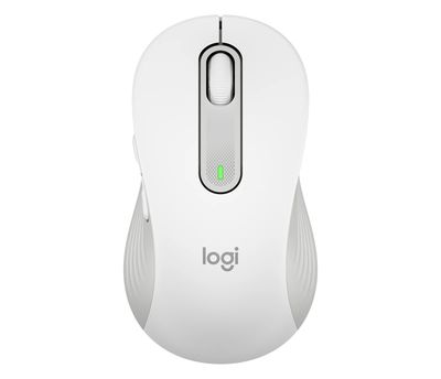 Logitech M650M/Kancelářská/Laserová/Bezdrátová USB + Bluetooth/Bílá