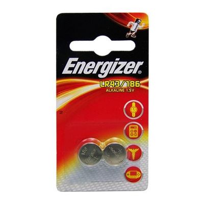 ENERGIZER L43/186, Baterie,  AG12, G12A, 1,5V 2ks