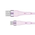 Kabel KRUGER & MATZ KM1268-1P Basic USB/USB-C 1m Růžová