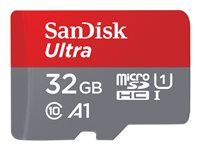 Paměťová karta flash (adaptér microSDHC - SD zahrnuto) - 32 GB - A1 / UHS-I U1 / Class10 - microSDHC UHS-I (balení 2)