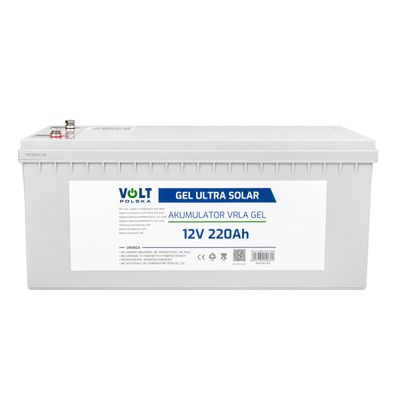 Gelová baterie 12V 220Ah V-PRO ULTRA SOLAR DEEP CYCLE