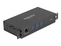 3 Port USB 5 Gbps Hub+RJ45 Gigabit LAN
