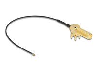 Antenna Cable RP-SMA 90° PCB jack bulkhe