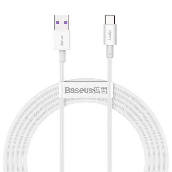 Baseus Superior Series Fast Charging Datový Kabel USB-A - USB-C 66W 2m White