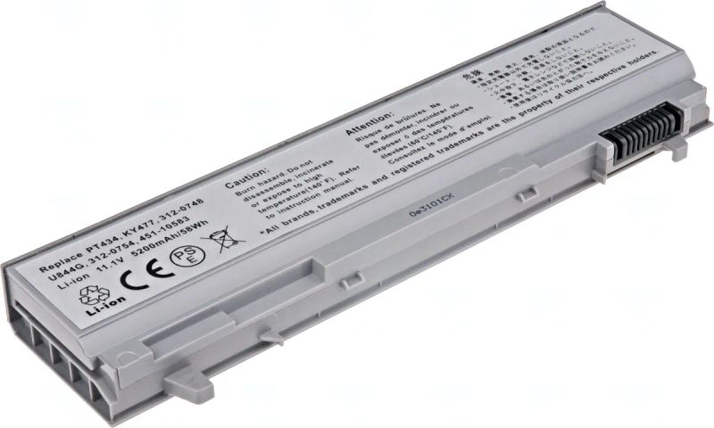 Baterie T6 Power pro Dell Latitude E6400, E6410, E6500, E6510, Precision M4400, 5200mAh, 58Wh, 6cell