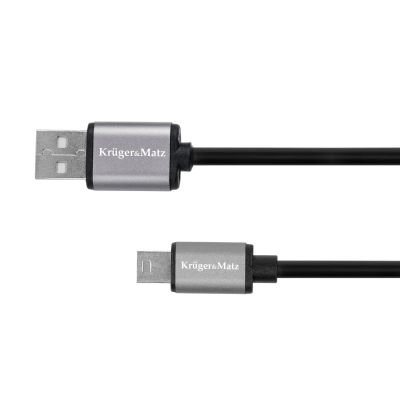 Kabel KRUGER & MATZ KM1241 Basic USB/USB mini 1m Black