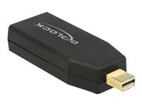 Video adaptér - Mini DisplayPort s piny (male) do HDMI se zdířkami (female) - černá - podporuje 4K