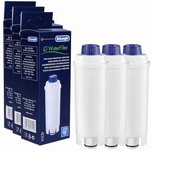 DeLonghi DLSC002 – vodný filter do kávovaru, 3 ks