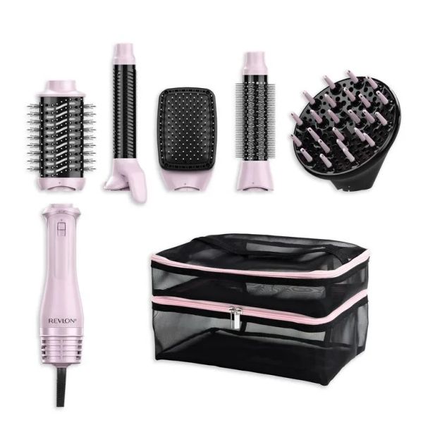 Revlon One-Step Pink Titanium Multi Air Styler 5v1 RVDR5376E