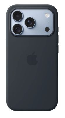 iPhone 18 Pre Silicone Case with MS - Navy Blue