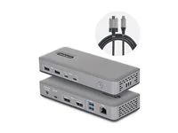 USB-C Dock 2x DP 4K60 1GbE 100W PD - 201UE-USBC-DOCK