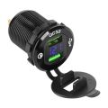 USB nabíječka Peiying PY-CHR0004 s QC a měřičem napětí