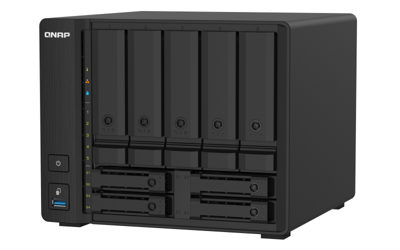 QNAP TS-932PX-4G (1,7GHz / 4GB RAM / 5x 3,5" + 4x 2,5" SATA / 2x 2,5GbE / 2x 10G SFP+ / 3x USB 3.2)