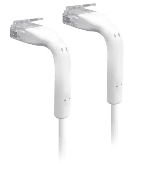 Ubiquiti U-Cable-PATCH-RJ45,Eth Patch Kabel, 0,1m (0,22m s konektory), Cat6, bílý
