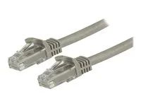 Startech 1.5m CAT6 Ethernet Cable, 10 Gigabit Snagless RJ45 650MHz 100W PoE Patch Cord, CAT 6 10GbE UTP Network Cable w/Strain Relief, Grey, Wiring is UL Certified/TIA - Category 6 - 24AWG (N6PATC150CMGR) - Patch kabel - RJ-45 (M) do RJ-45 (M) - 1.5 m - UTP - CAT 6 - provedení bez hrbolku - šedá