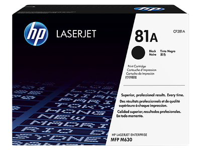 HP 81A tisková kazeta černá, CF281A