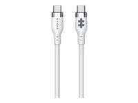USB kabel - USB-C (M) do USB-C (M) - USB 2.0 - 1.5 m - USB Power Delivery (60W), technologie Extended Power Range (EPR) - bílá