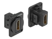 Přichycení talíře modulárního zařízení - montáž na panel - HDMI - černá