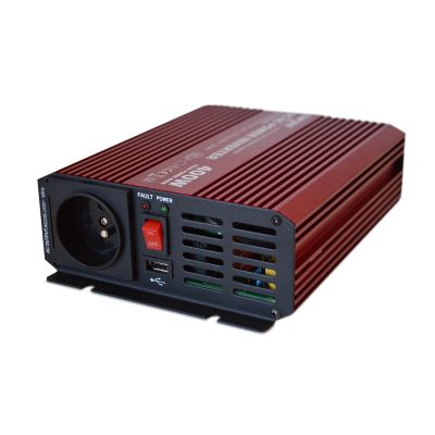 Měnič napětí CARSPA P400 12V/230V 400W čistá sinusoida USB