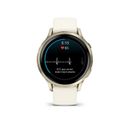 GARMIN VENU 4, Chytré hodinky, Béžová/Lunar Gold 41