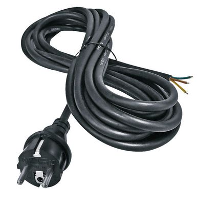 Flexo šňůra gumová 3x2,5mm2 3m černá GETI