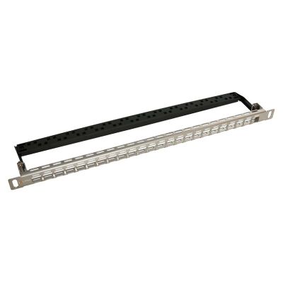SOLARIX 19" Neosazený patch panel 24 portů 0,5U