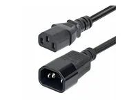 StarTech 4.5m Power Extension Cord, C14 to C13, 15A 250V, KEMA-KEUR - Prodlužovací šnura - IEC 60320 C14 do power IEC 60320 C13 - AC 250 V - 15 A - 4.6 m - lisovaný - cerná
