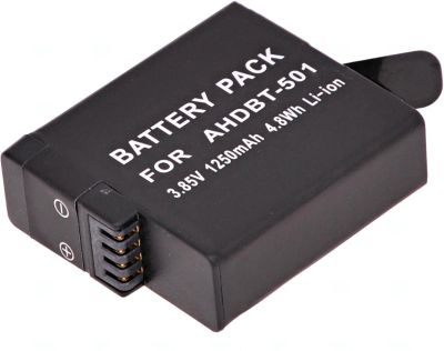 Baterie T6 Power pro GoPro Hero5, Hero6 Black, AHDBT-501, AABAT-001, 601-10197-000, 1250mAh, 4,8Wh