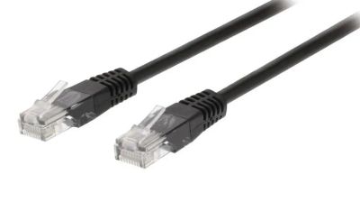 VALUELINE Kábel UTP 1x RJ45 - 1x RJ45 Cat5e 3m BLACK VALUELINE VLCT85000B30