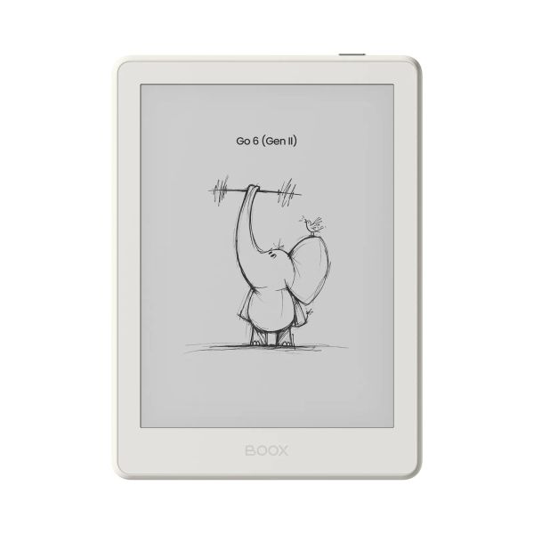 E-book ONYX BOOX GO 6 (Gen II), shell, 6" Carta 1300, 32GB, Bluetooth, Android 11, E-ink displej