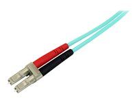 2m / 6 ft - 100 Gb - 50/125 - OM4 Fiber - LC to LC Fiber Patch Cable (450FBLCLC2) - Síťový kabel - multirežim LC (M) do multirežim LC (M) - 2 m - optické vlákno - duplex - 50 / 125 mikron - OM4 - vodě - barva