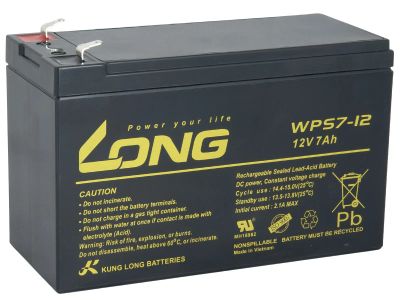 LONG baterie 12V 7Ah F1 (WPS7-12)