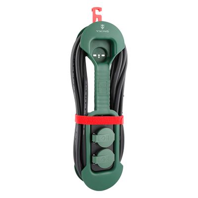 Prodlužovací kabel se zásuvkami Viking R280/Output:2xAC/IP44/venkovní použití/8m kabel
