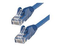 Category 6 - 24AWG (N6LPATCH1MBL) - Patch kabel - RJ-45 (M) do RJ-45 (M) - 1 m - 6 mm - UTP - CAT 6 - provedení bez hrbolků - modrá