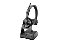 Savi 7300 series - náhlavní souprava - náhlavní - DECT - bezdrátový - černá - certifikováno pro Microsoft Teams