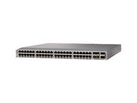 Cisco Nexus 92348GC-X - Přepínač - L3 - řízený - 48 x 10/100/1000 + 4 x 1/10/25 Gigabit SFP28 + 2 x 40/100 Gigabit QSFP28 - Lze montovat do rozvaděče