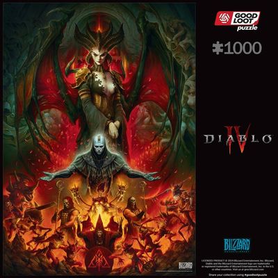 Glo gaming puzzle: diablo iv lilith composition