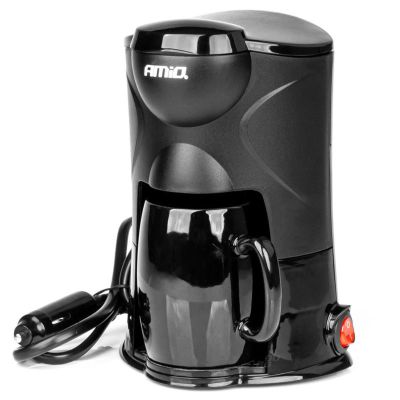 AMIO Kávovar do auta, 0,15 l, 24 V, 250 W