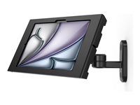 Black - Montážní sada (polohovatelný držák, kryt) - odkrytá přední/zadní kamera a senzory - pro tablet - uzamykatelný - kov - černá - velikost obrazovky: 11" - montáž na stěnu - pro Apple 11-inch iPad Air (M2, M3)