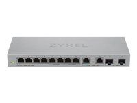 V2 - přepínač - řízený - 8 x 10/100/1000 + 2 x 100/1000/2.5G + 2 x 1 Gigabit / 10 Gigabit SFP+ (uplink) - desktop, pro připevnění na zeď