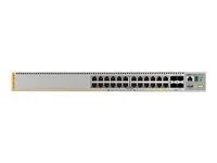 Přepínač - L3 - řízený - 24 x 10/100/1000 (PoE+) + 4 x 1 Gigabit / 10 Gigabit SFP+ (uplink) - Lze montovat do rozvaděče