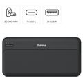 HAMA Pocket 20, Powerbanka, 20000 mAh, USB-C/2x A