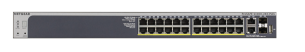 24P ge poe+ smart switch W/10G sfp+