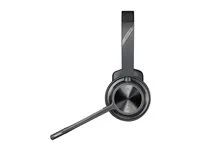 Voyager 4300 UC series - náhlavní souprava - náhlavní - Bluetooth - bezdrátový, kabelové - černá - certifikováno pro Zoom