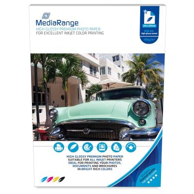 MEDIARANGE Fotopapír, lesklý, 180 g/m2, A4, 50 ks
