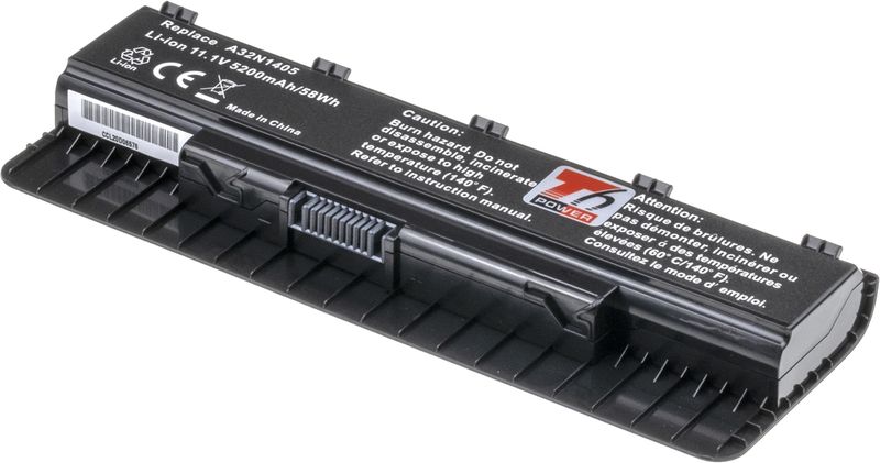 Baterie T6 Power Asus G741, G771, R555, R751, N551, N751, G551, GL551, 5200mAh, 58Wh, 6cell