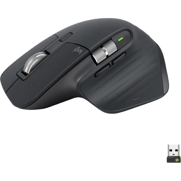LOGITECH MX Master 3S, Bezdrátová myš, graphite